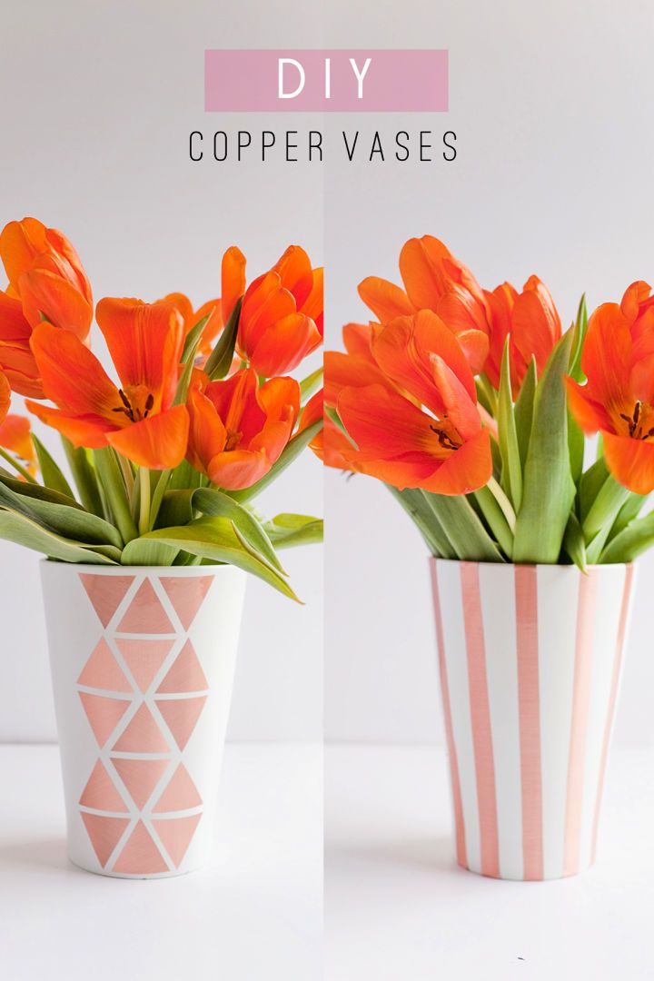Copper Vases in 2 Different Ways