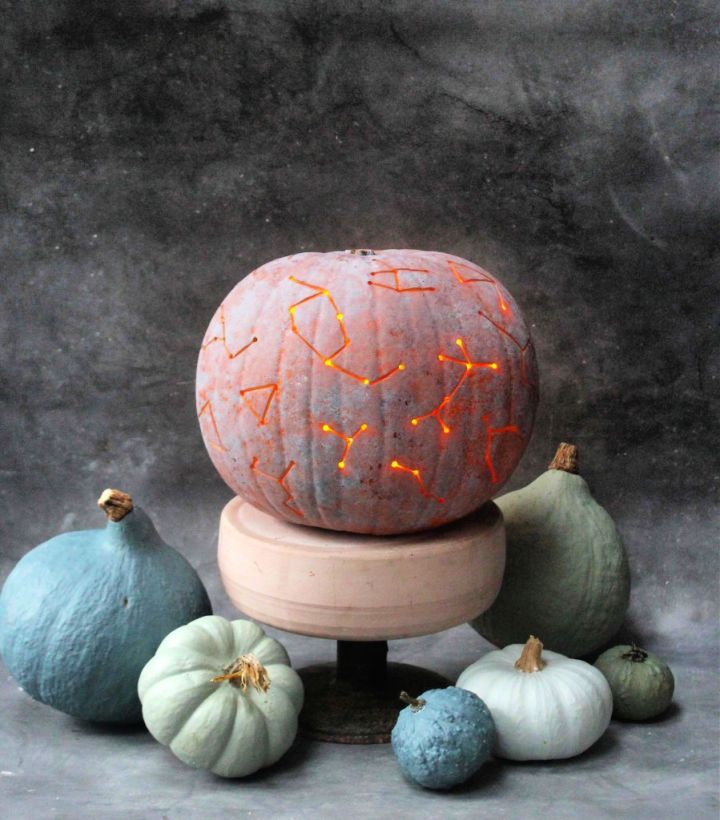 DIY Constellation Pumpkin