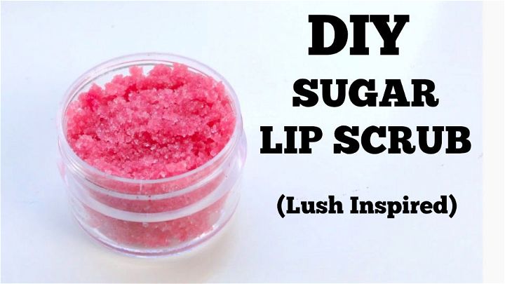 DIY Lip Scrub Without Coconut Oil