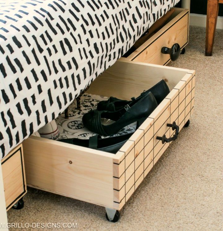 DIY Under Bed Storage Boxes