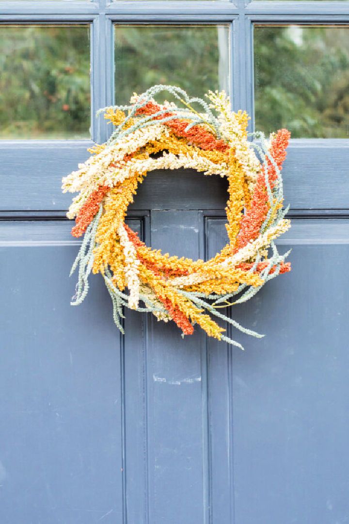 Easy to Make Fall Wreath