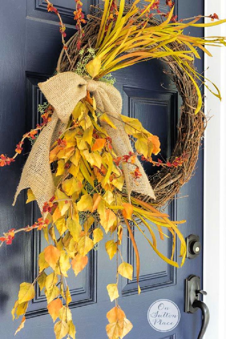 Fall Grapevine Wreath