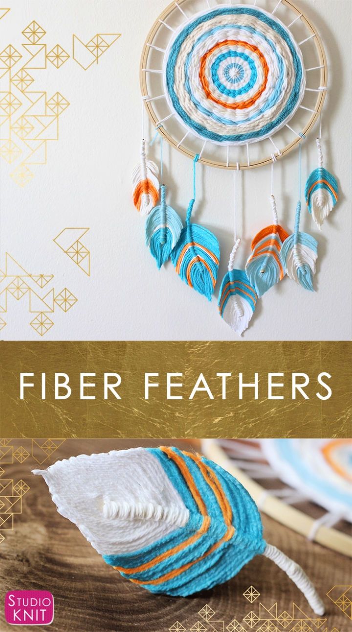 Fiber Feather Dreamcatcher
