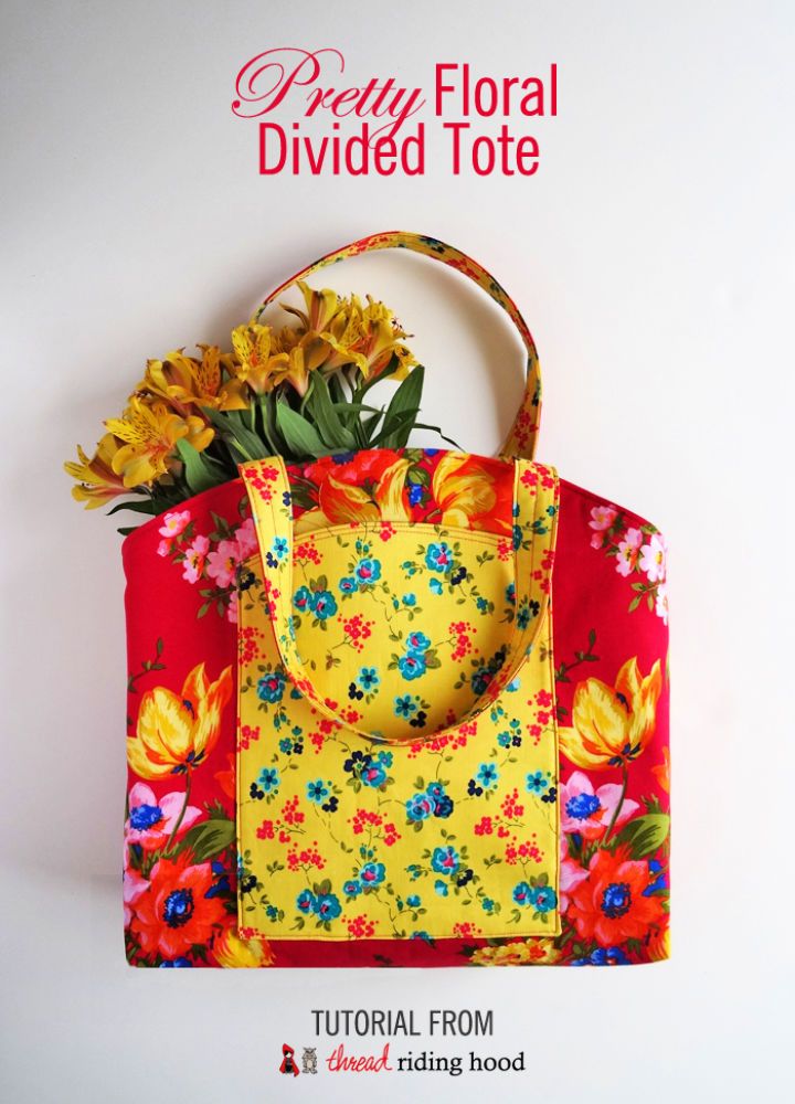 Floral Divided Tote