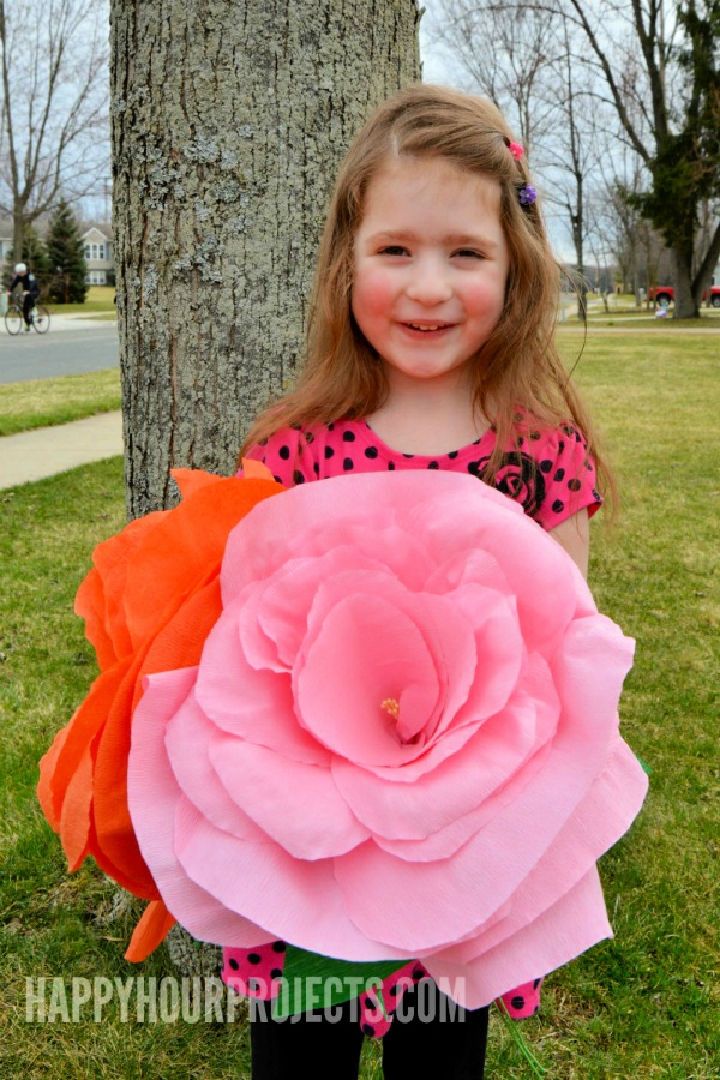 Giant Crepe Paper Flowers