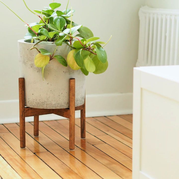 Homemade Wood Plant Stand