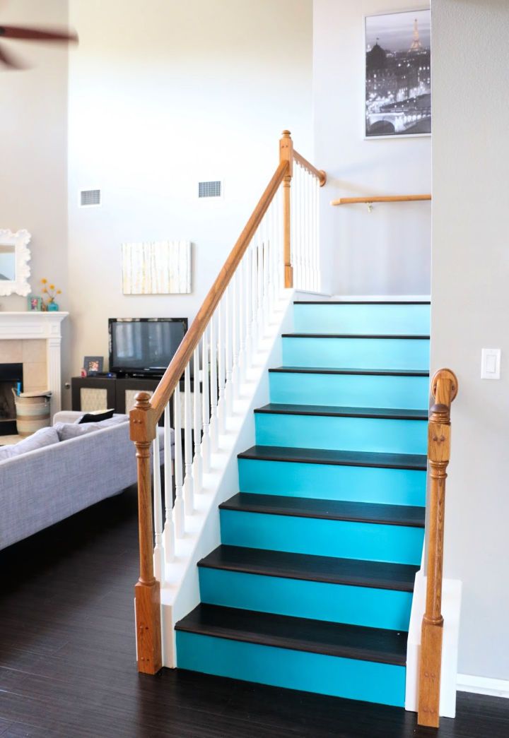 How to Make Ombre Stairs