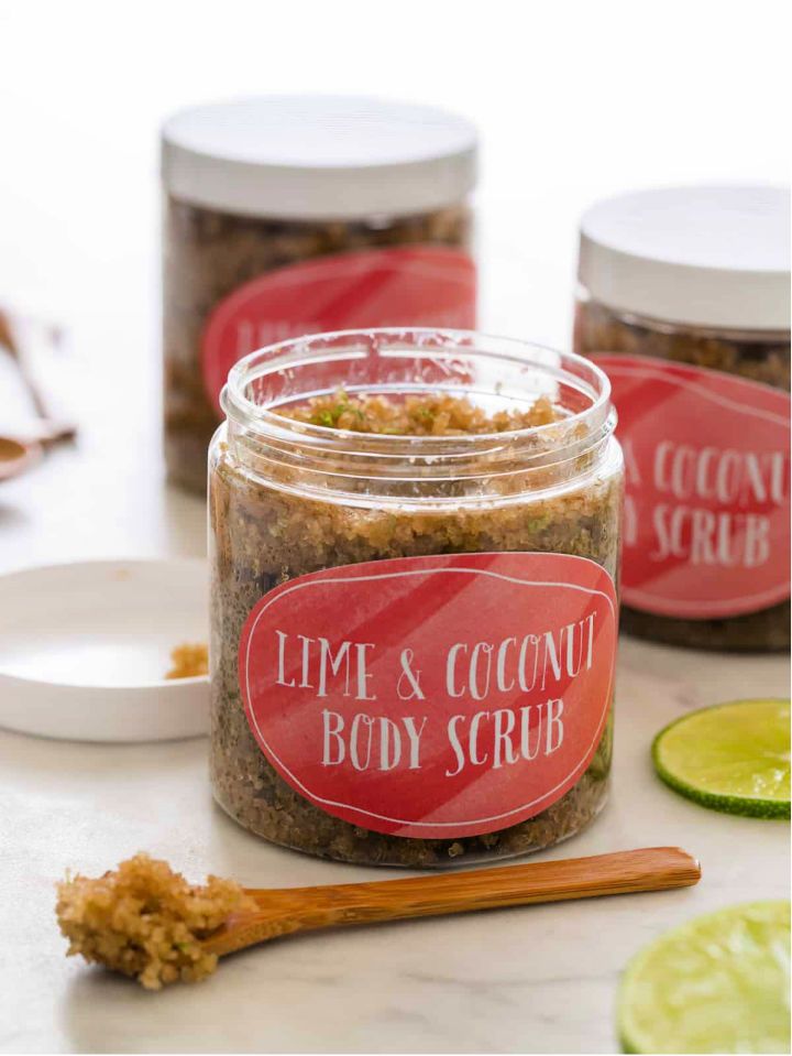 Lime and Coconut Body Scrub