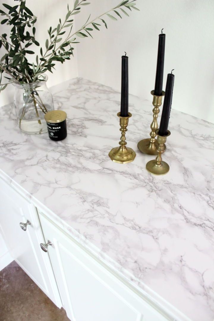 Marble Contact Paper Countertop