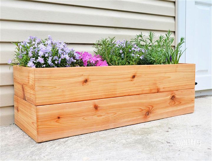 Modern Cedar Planter Box