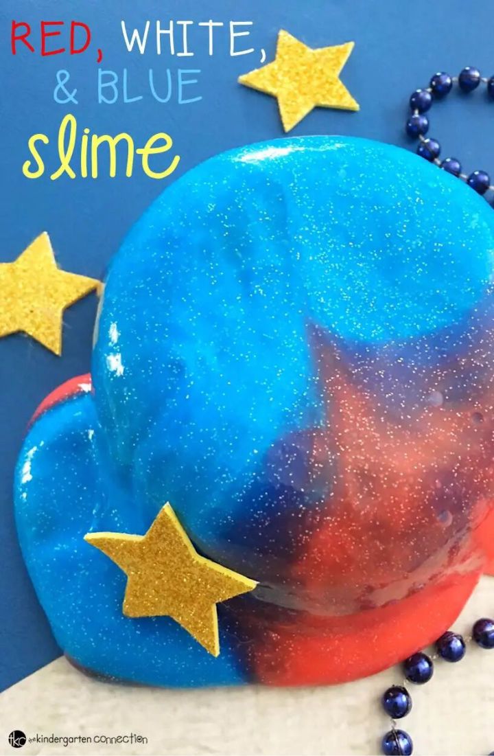 Patriotic Slime for Kids