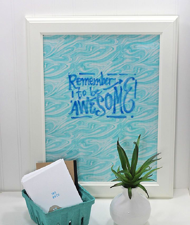 Picture Frame Dry Erase Board