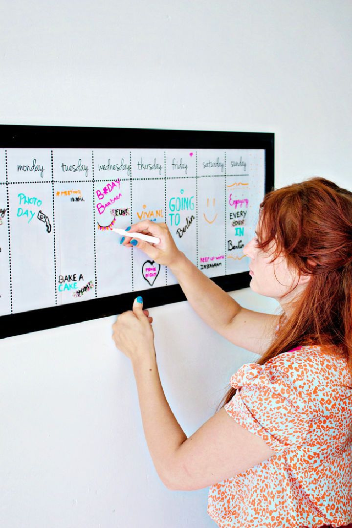 Picture Frame to Dry Erase Board
