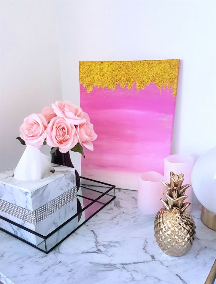 Pink Ombre Wall Art