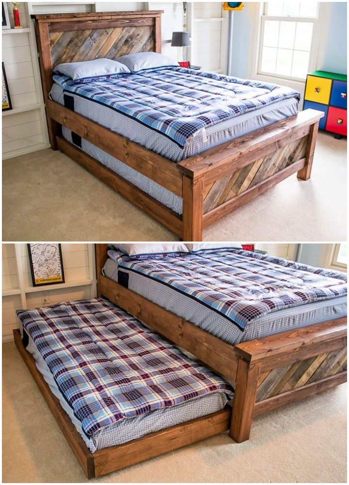 Rolling Trundle Bed