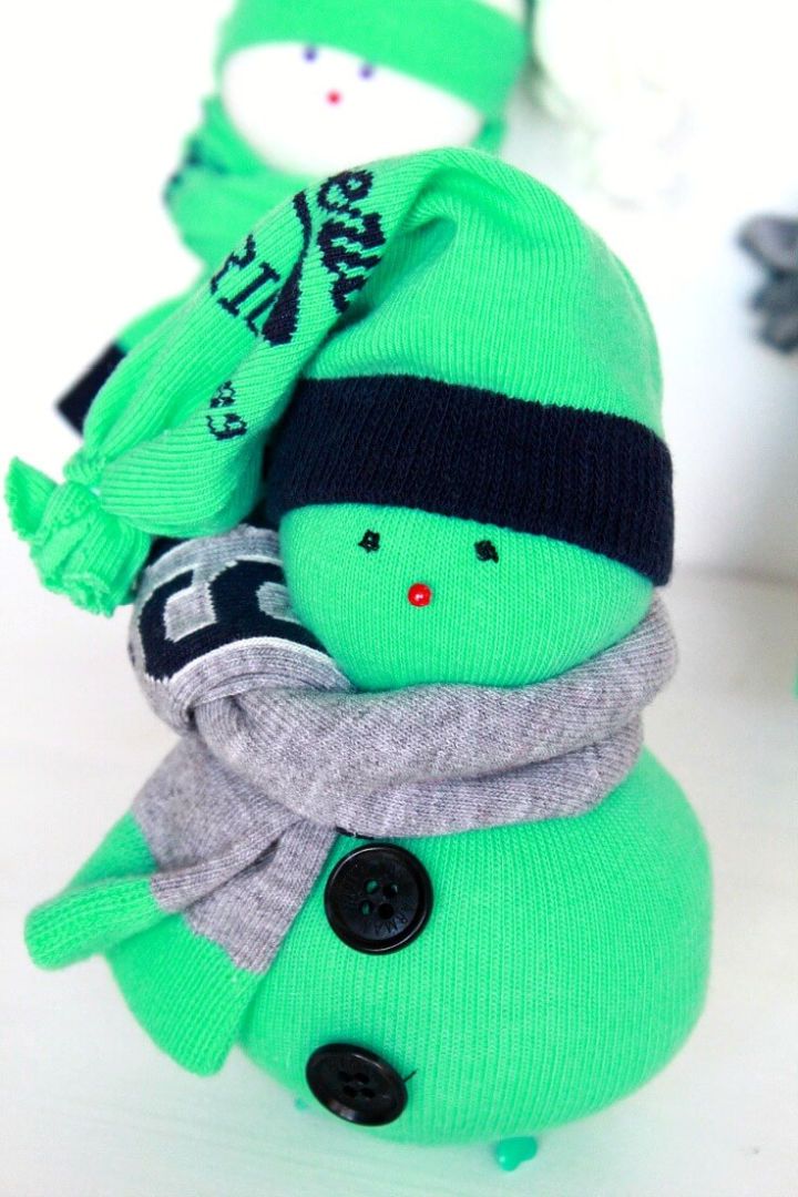 Snowman Sock Craft