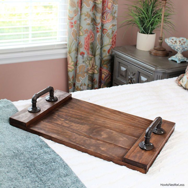 Stained Wood Tray
