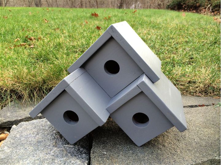 Three Unit Condo Birdhouse