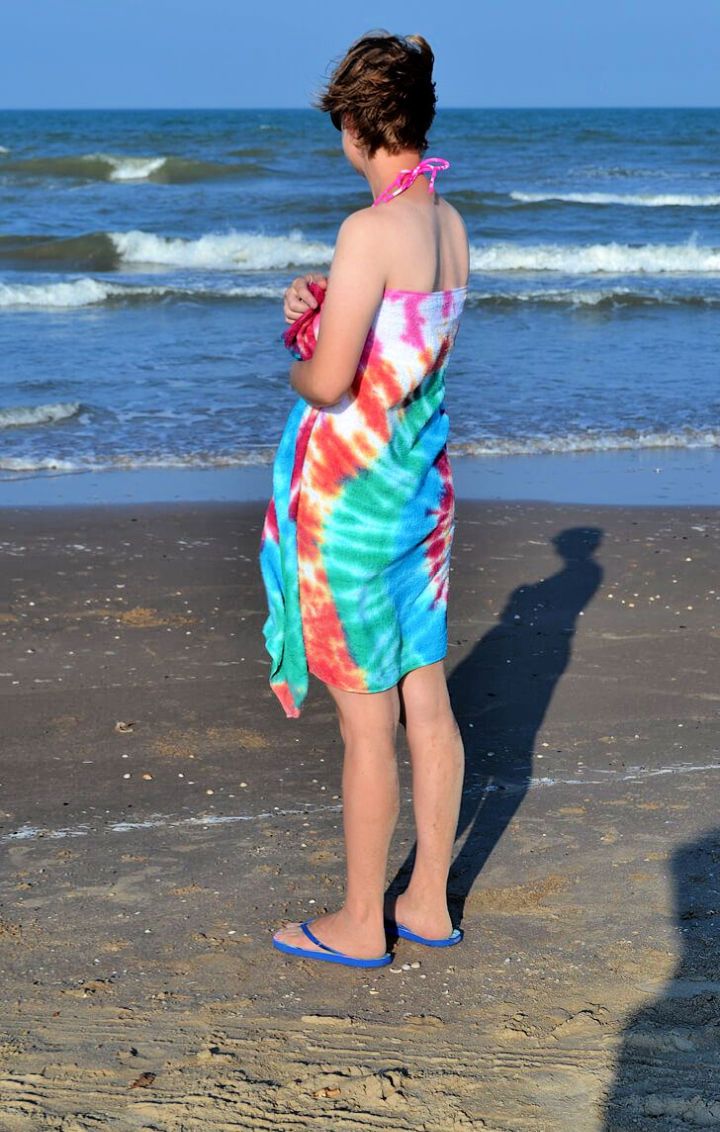 Tie Dye Beach Towel