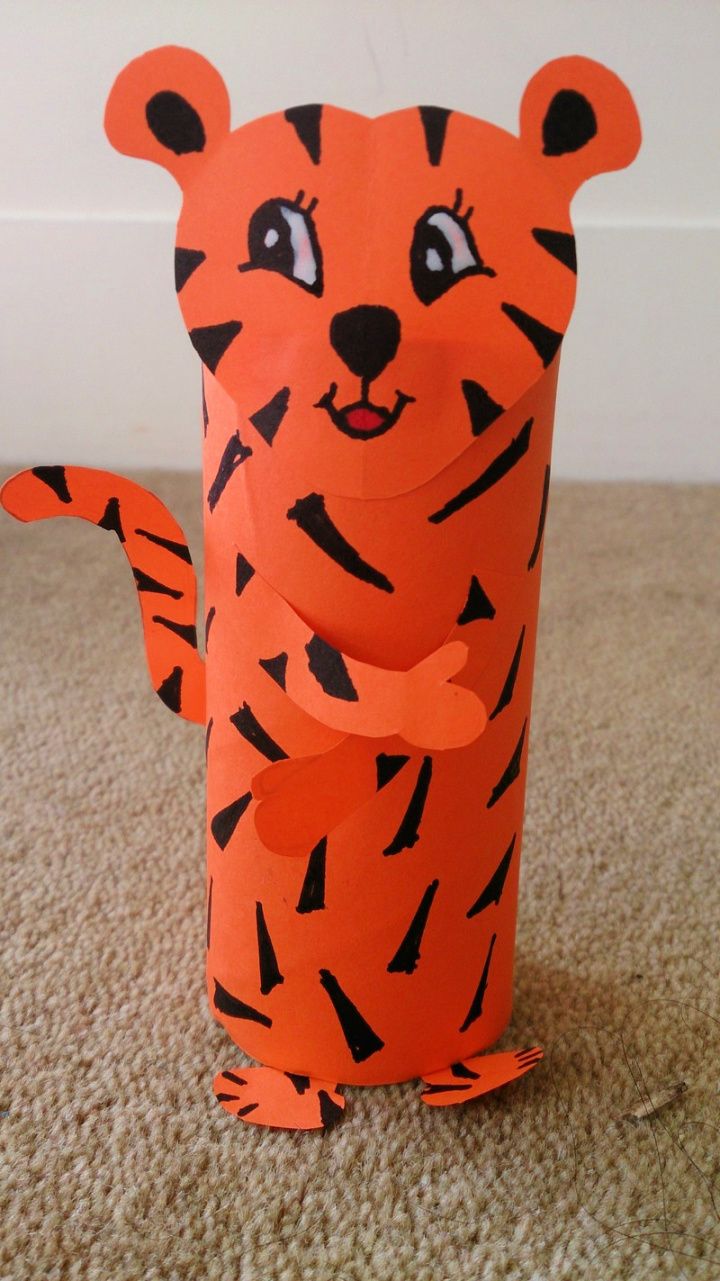 Toilet Roll Tube Tiger