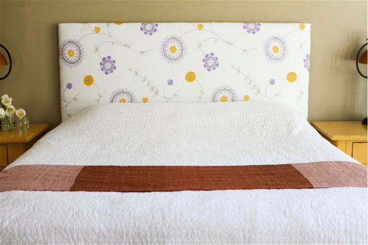 Upholstered Headboard from Picture Frames