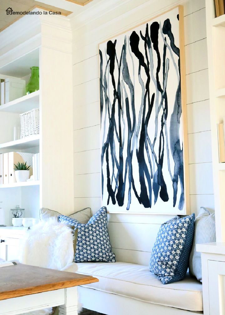 Wall Art with Framed Fabric