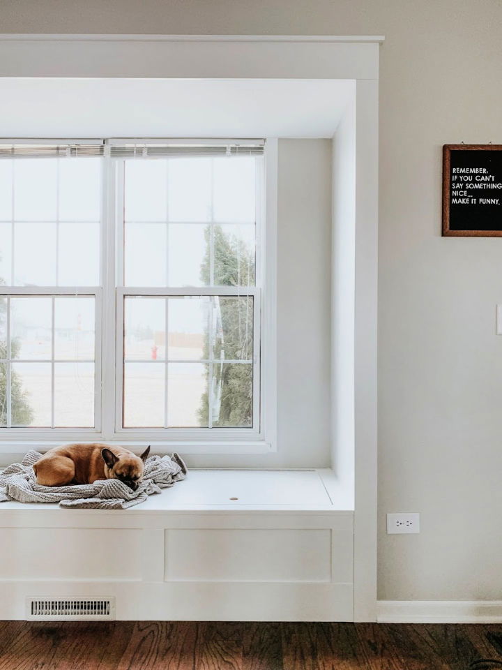 Window Seat with Hidden Storage