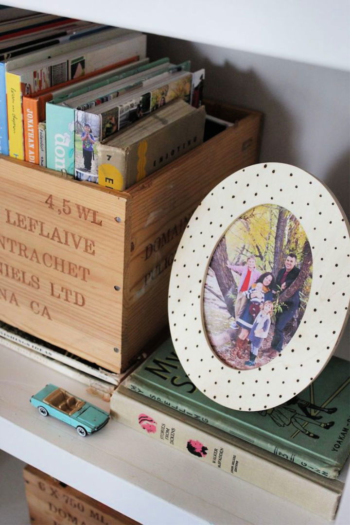 Wood Burned Photo Frames