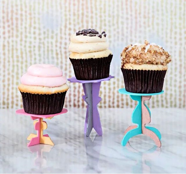 Wooden Cupcake Stands with Cricut Maker