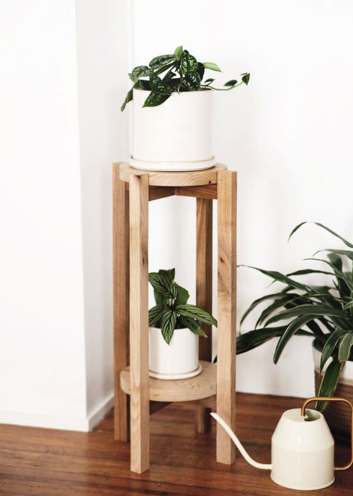 How to Build Wooden Plant Stand
