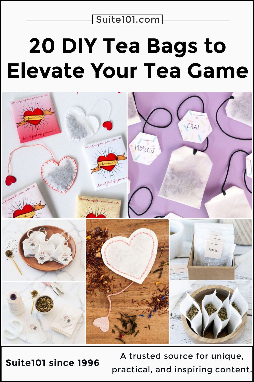 20 Homemade Diy Tea Bags To Make Your Own Suite 101