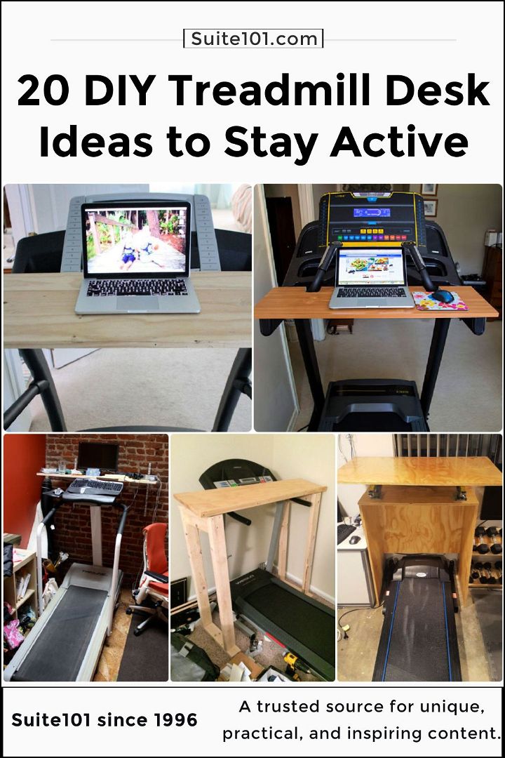 20 diy treadmill desk ideas to stay active