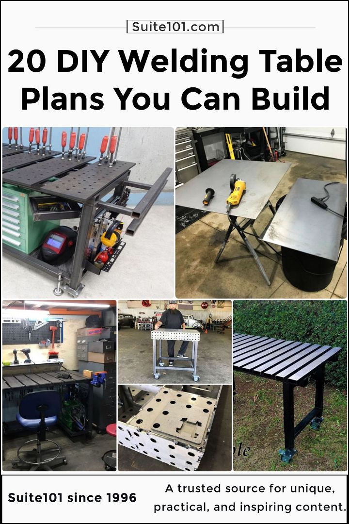 20 diy welding table plans you can build