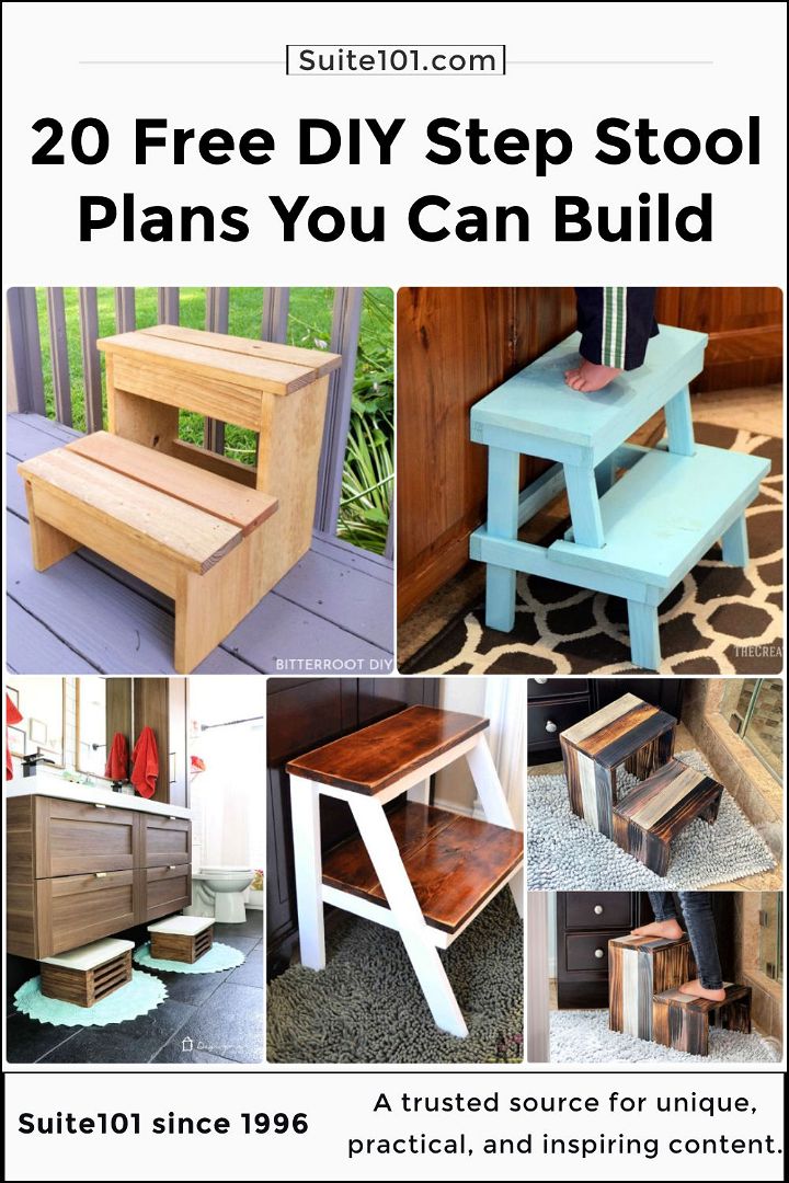 20 free diy step stool plans you can build