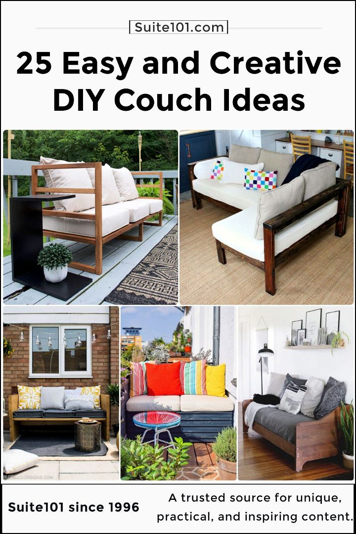 25 free diy couch plans and sofa ideas