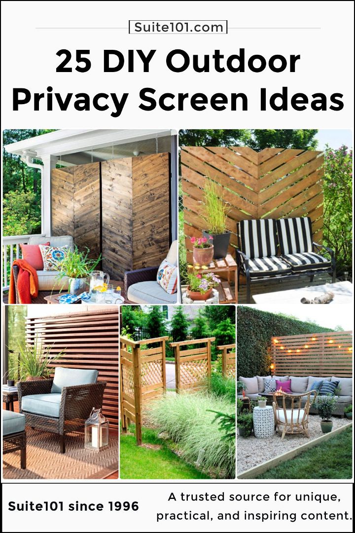 25 cheap diy outdoor privacy screen ideas