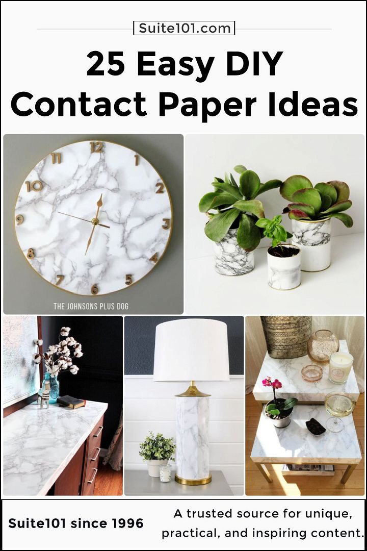 25 easy diy contact paper ideas and projects