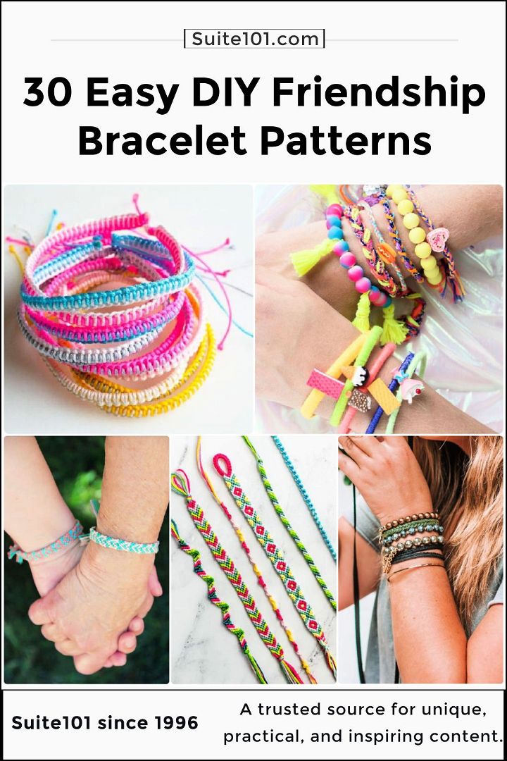 30 Free Friendship Bracelet Patterns: DIY Your Bracelets - Suite 101