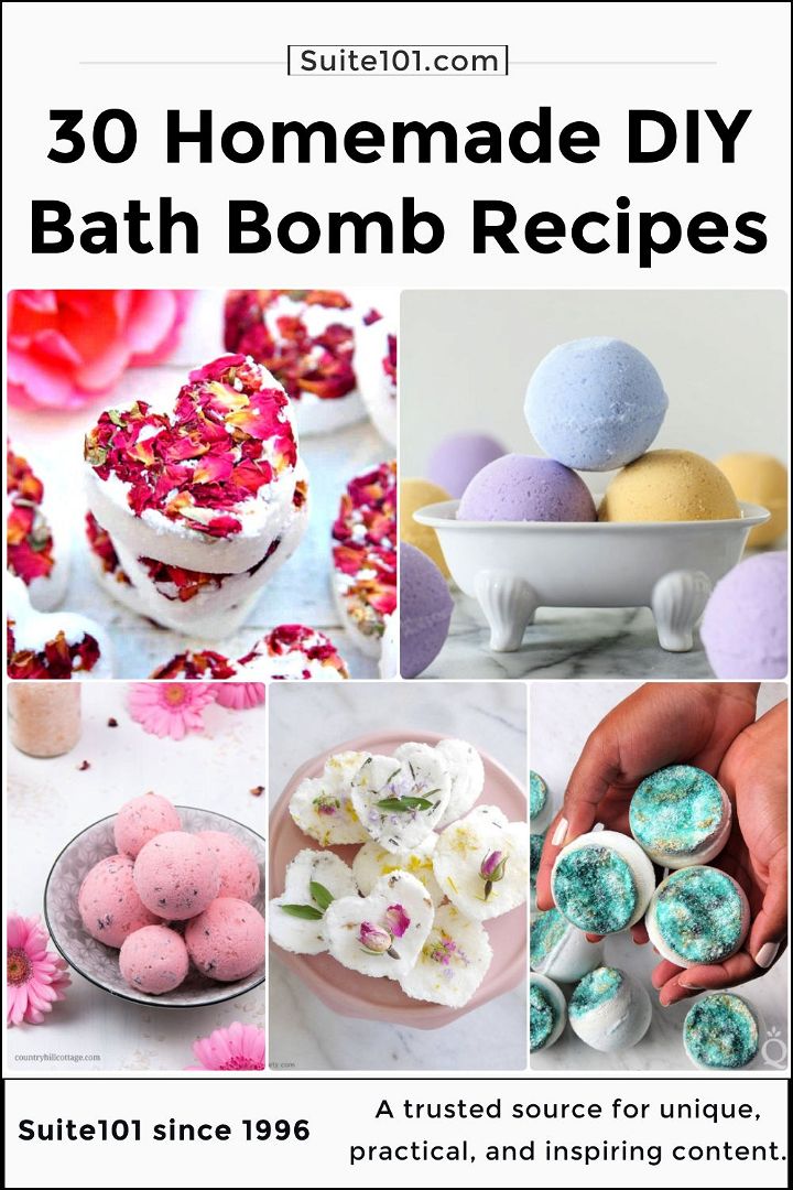 30 homemade diy bath bombs recipe