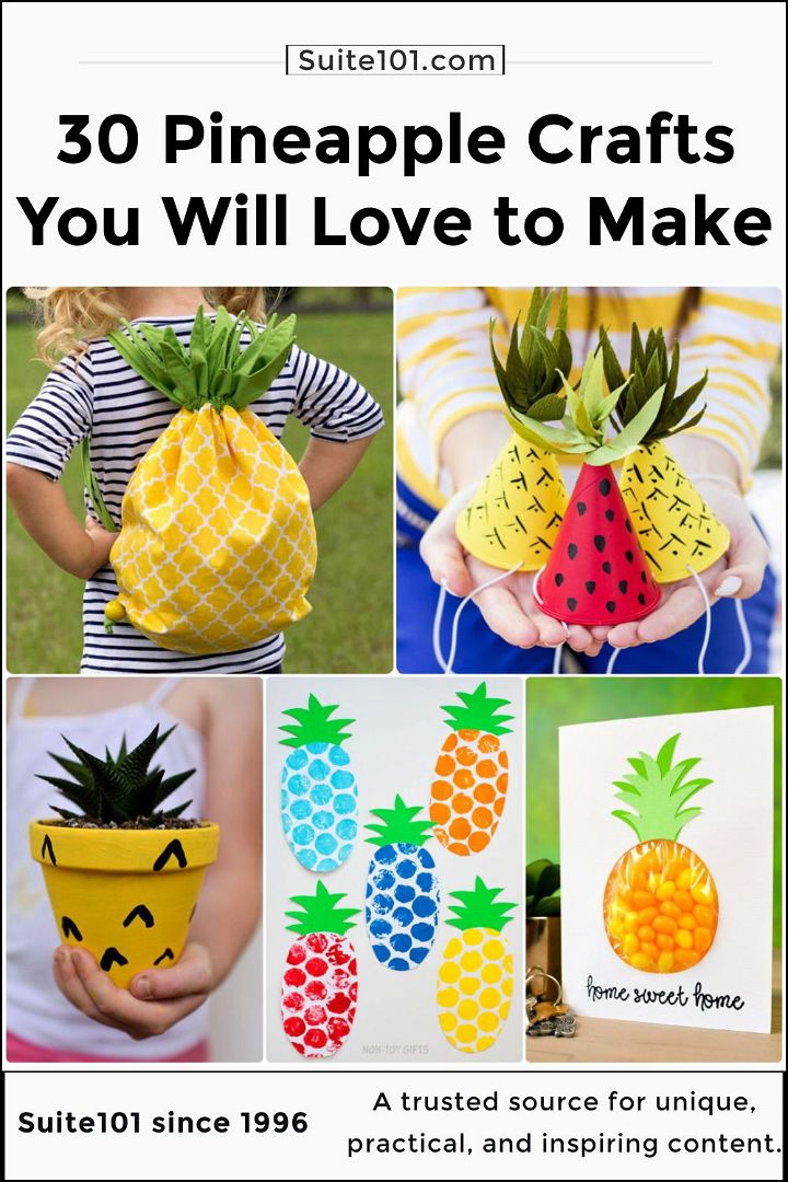 30 pineapple crafts you will love to make