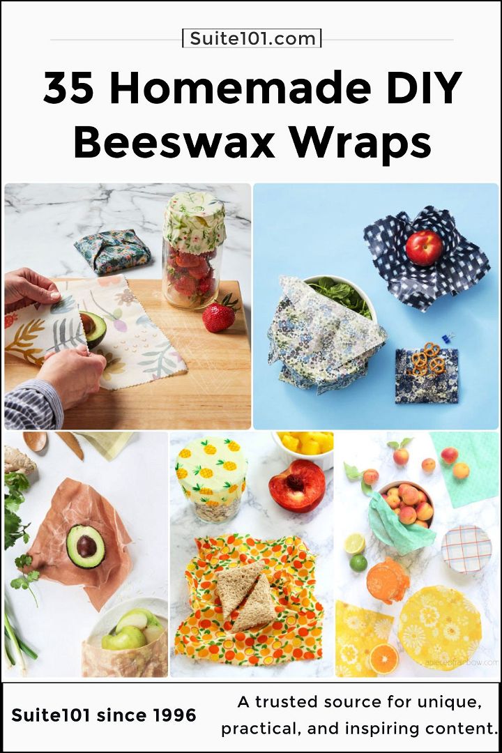 35 Homemade DIY Beeswax Wraps