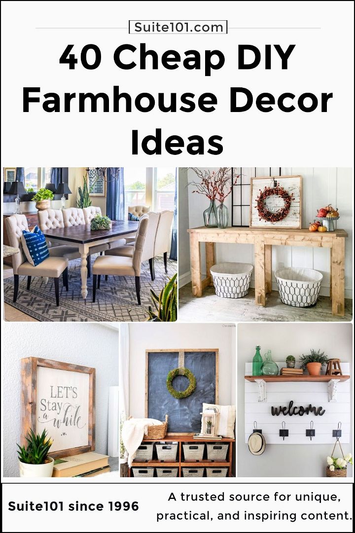 25 Best Farmhouse Decor - DIY Farmhouse Decorating Ideas