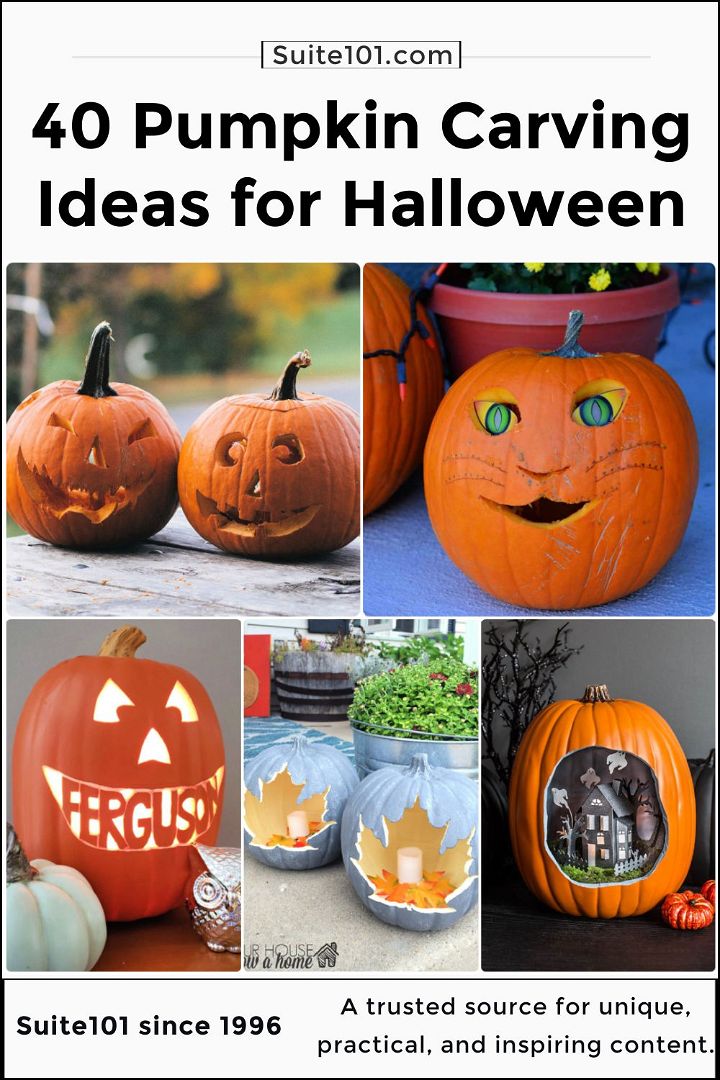 40 easy pumpkin carving ideas for halloween
