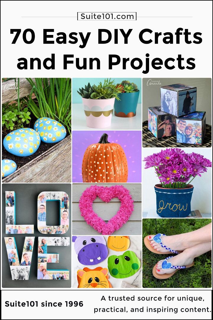 70 easy diy crafts fun craft ideas and projects to make