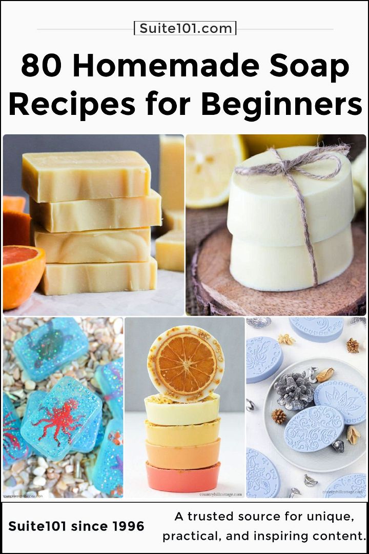 80 diy homemade soap recipes - make your own soap at home