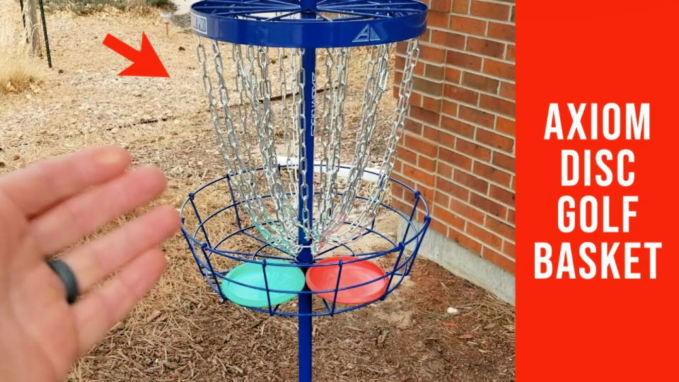 Axiom Disc Golf Basket Setup