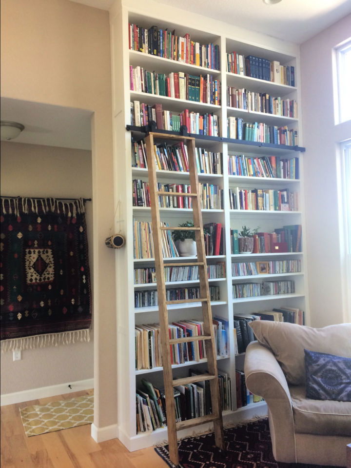 Cheap Built in Wooden Bookshelves