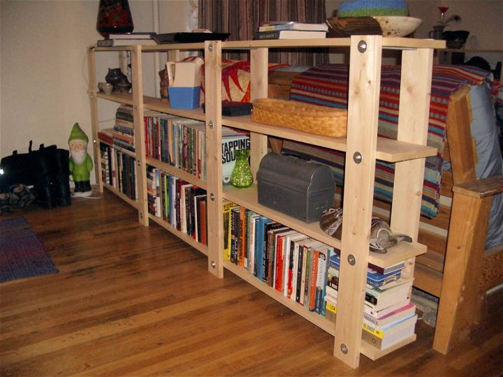 Cheap DIY Low Waste Bookshelf