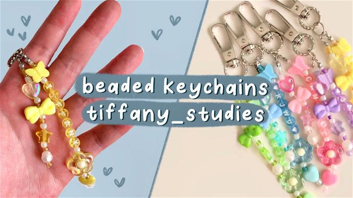 Cute DIY Beaded Keychains