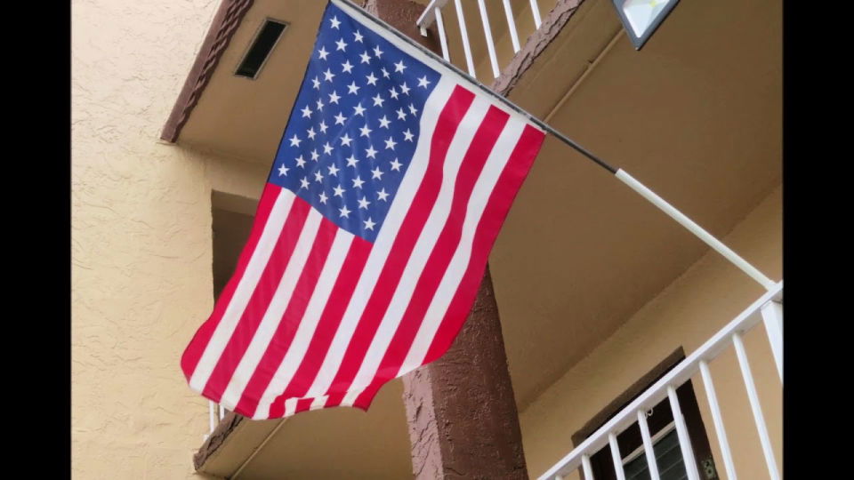 DIY $5 Balcony Flag Mount in 20 Minutes